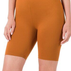 Brushed Microfiber Biker Shorts